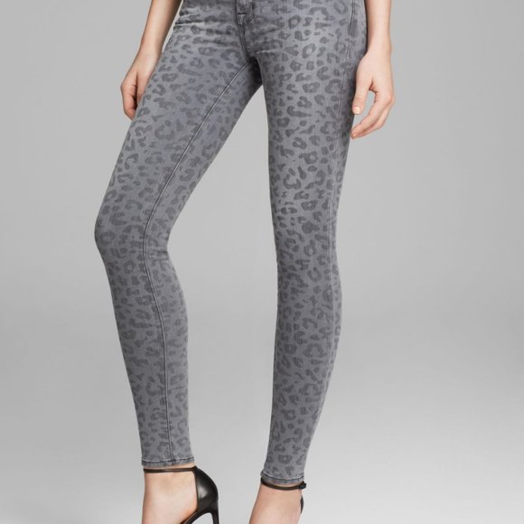 grey leopard jeans